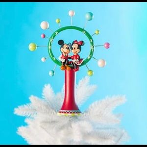 Walt Disney World store Christmas tree topper ❤️💚✨Mickey Mouse Minnie mouse